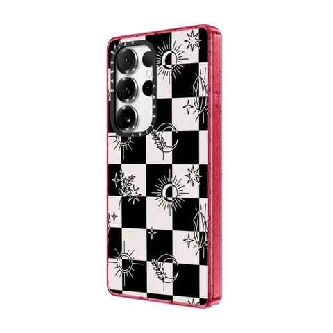 Witchy Checkered Print