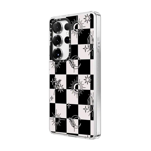 Witchy Checkered Print