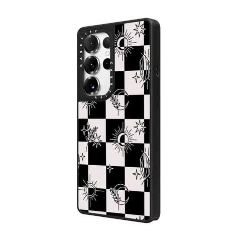 Witchy Checkered Print
