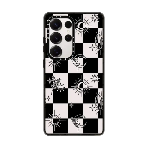 Witchy Checkered Print