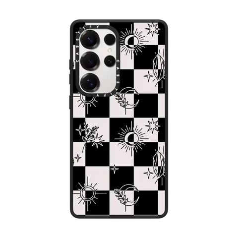 Witchy Checkered Print