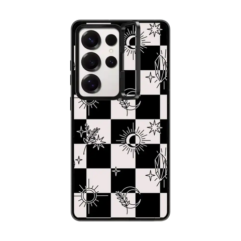 Witchy Checkered Print