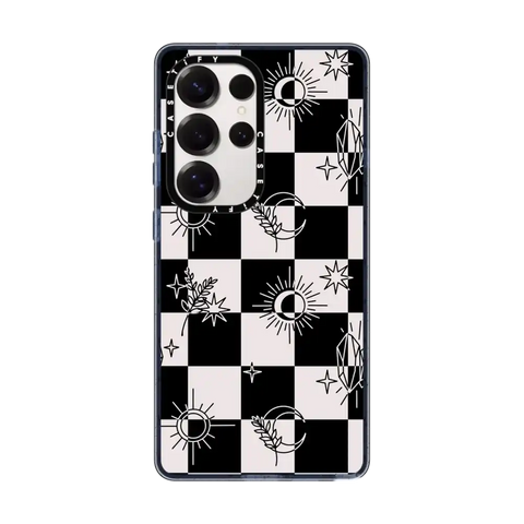 Witchy Checkered Print