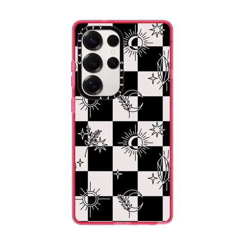 Witchy Checkered Print