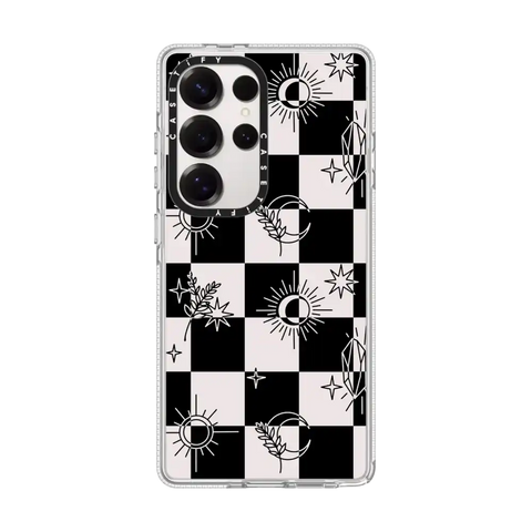 Witchy Checkered Print