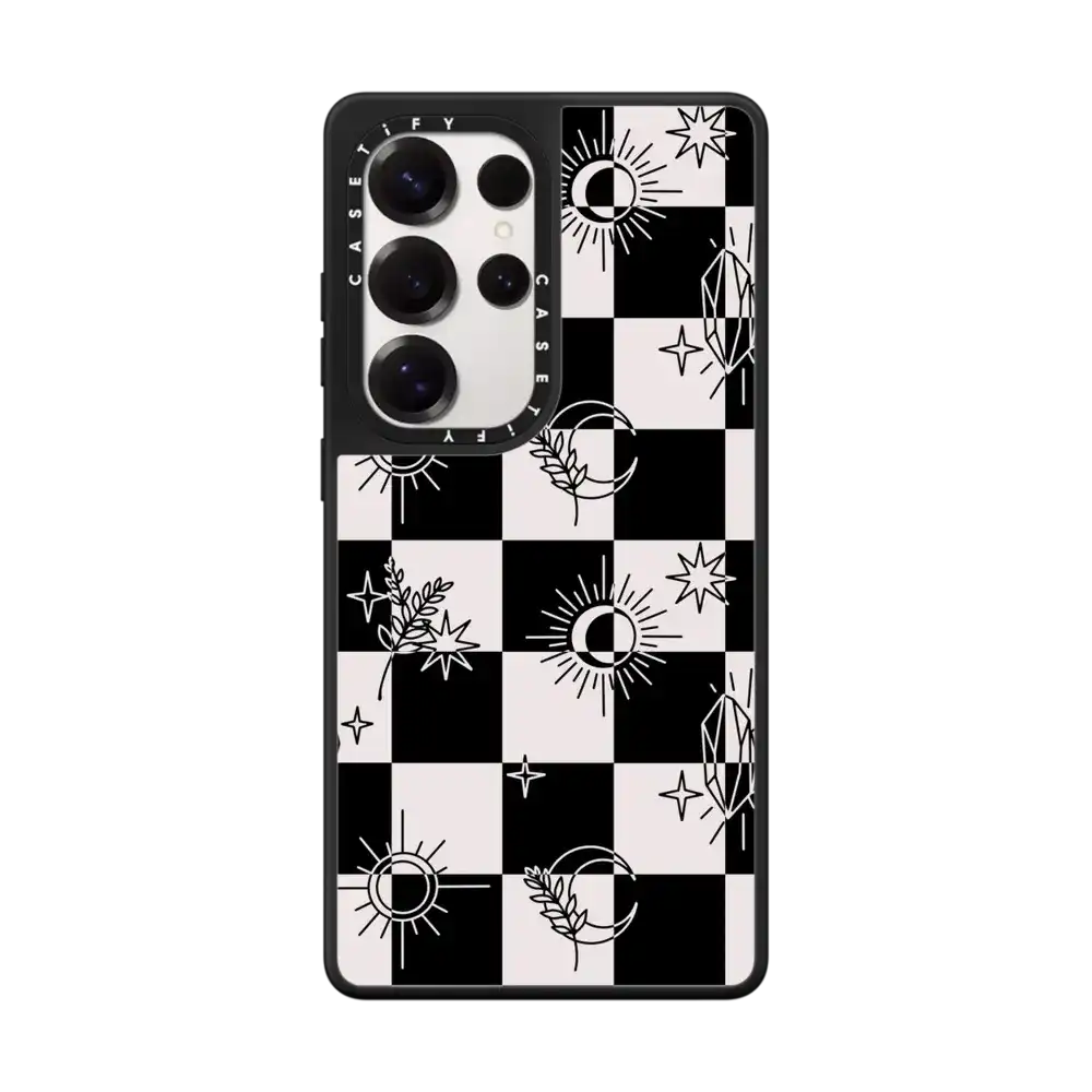 Witchy Checkered Print
