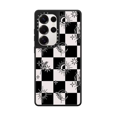 Witchy Checkered Print