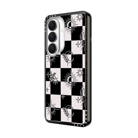Witchy Checkered Print