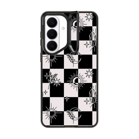 Witchy Checkered Print