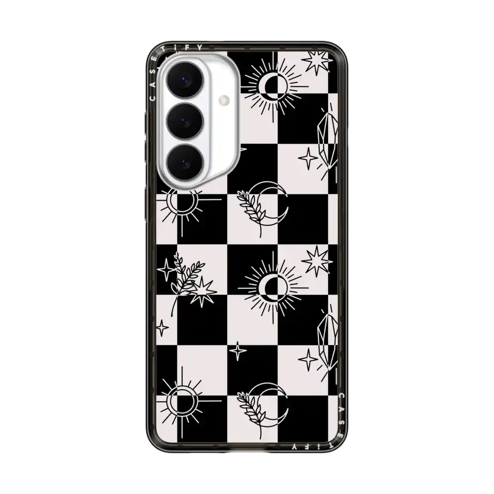 Witchy Checkered Print