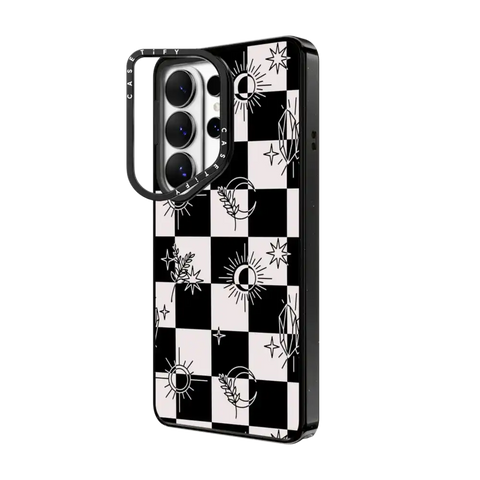 Witchy Checkered Print