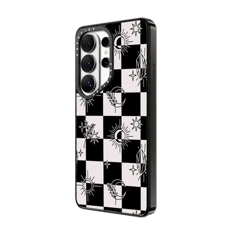 Witchy Checkered Print
