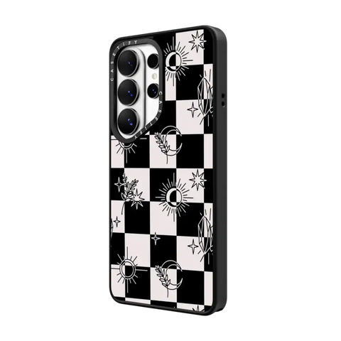 Witchy Checkered Print
