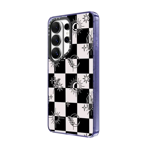 Witchy Checkered Print