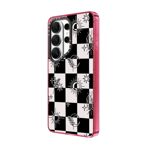 Witchy Checkered Print