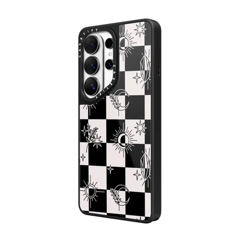 Witchy Checkered Print