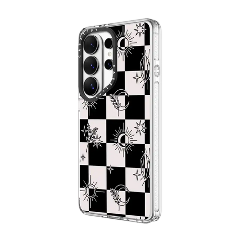 Witchy Checkered Print