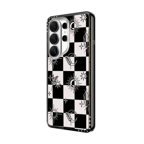 Witchy Checkered Print