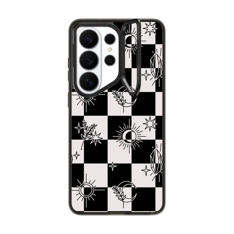 Witchy Checkered Print