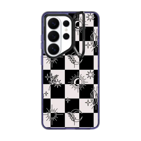 Witchy Checkered Print
