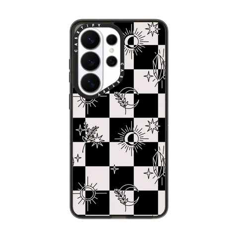 Witchy Checkered Print