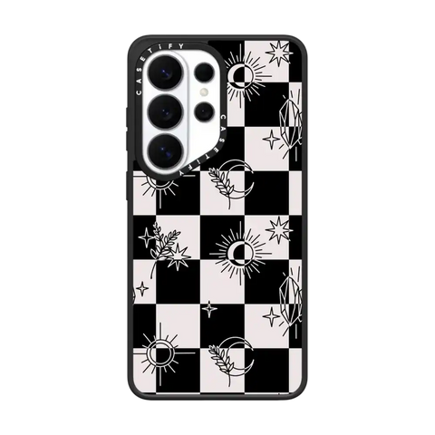Witchy Checkered Print