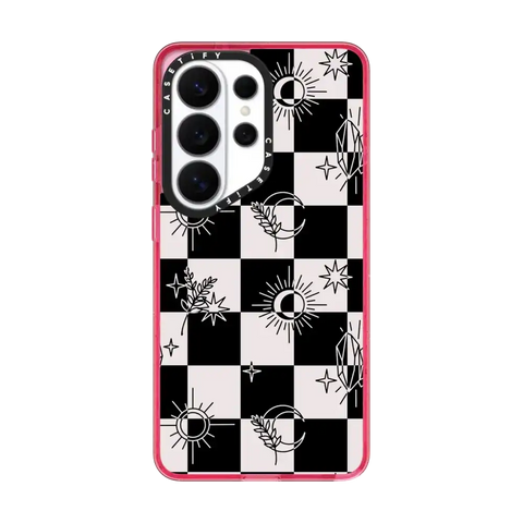 Witchy Checkered Print