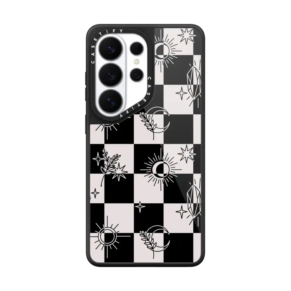 Witchy Checkered Print