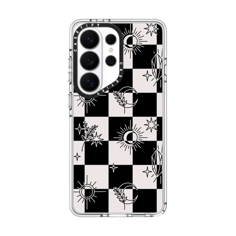 Witchy Checkered Print