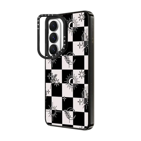Witchy Checkered Print