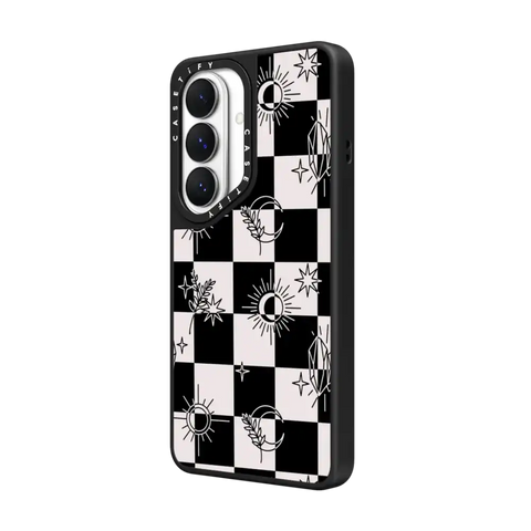 Witchy Checkered Print