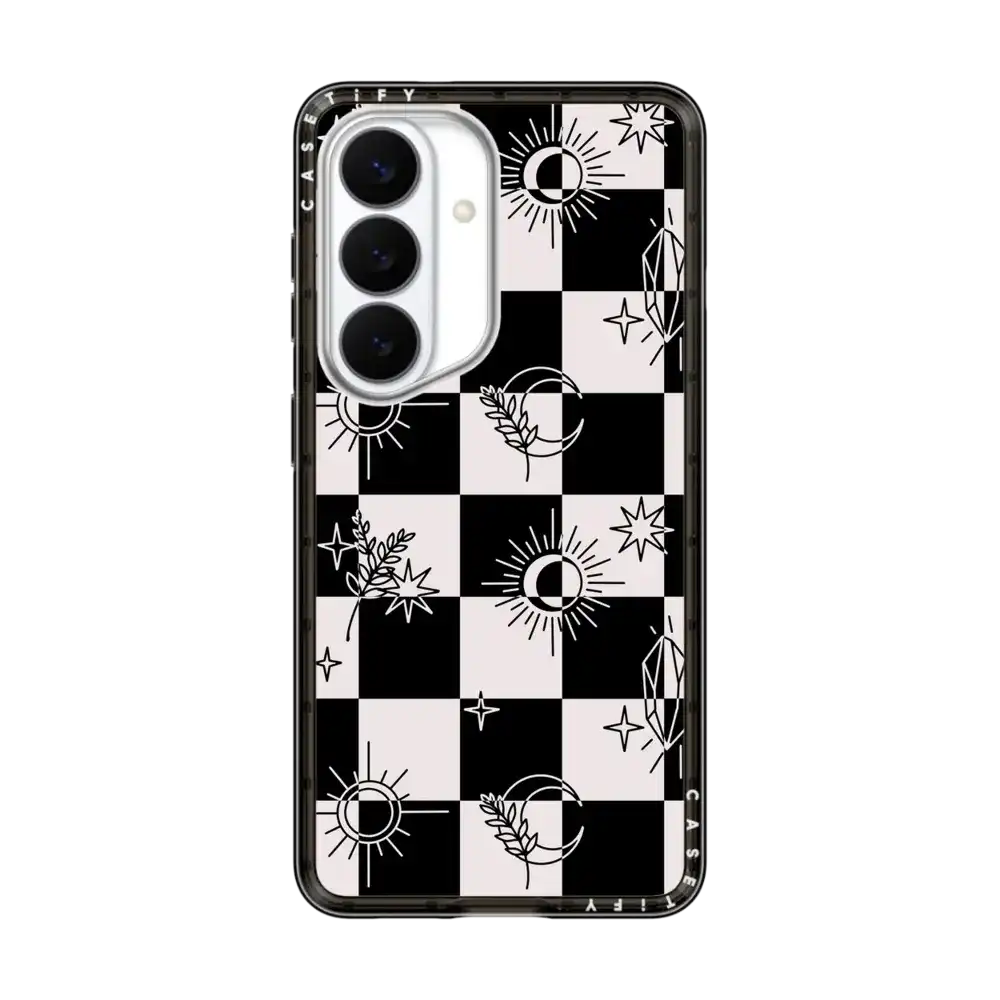 Witchy Checkered Print