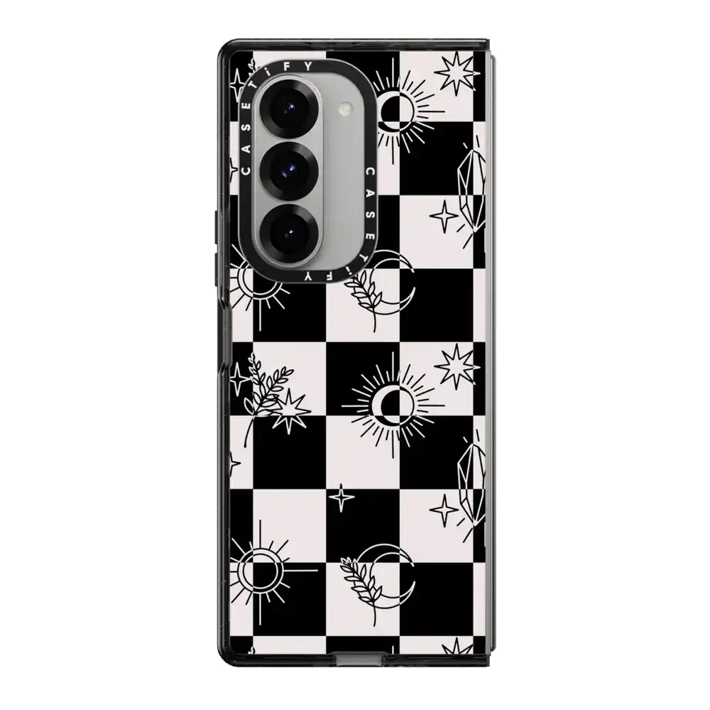 Witchy Checkered Print