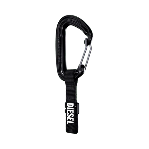 DIESEL Black Biscotto Carabiner