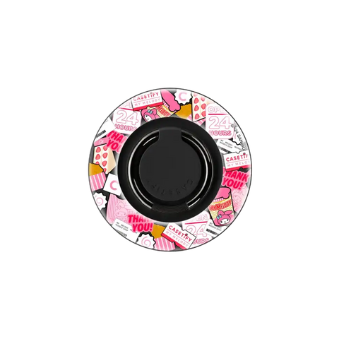 My Melody Sticker Snappy Ring Holder
