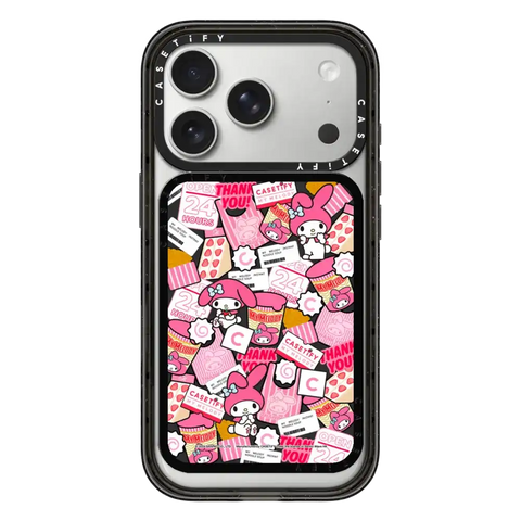 My Melody Sticker Snappy Cardholder Stand