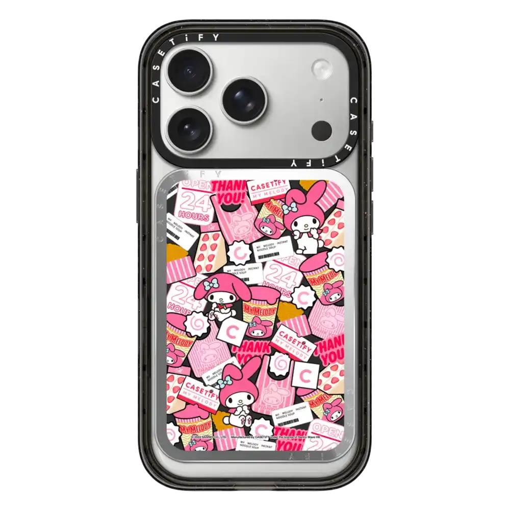 My Melody Sticker Snappy Cardholder Stand