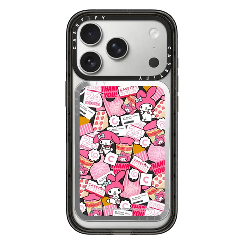 My Melody Sticker Snappy Cardholder Stand