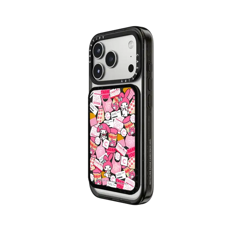 My Melody Sticker Snappy Cardholder Stand