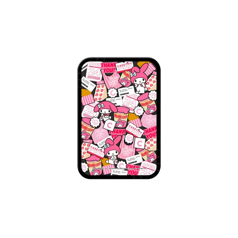My Melody Sticker Snappy Cardholder Stand