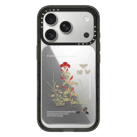 NMK Cockscomb and Scarabs Snappy Cardholder Stand