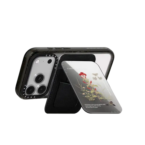 NMK Cockscomb and Scarabs Snappy Cardholder Stand