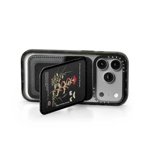 NMK Cockscomb and Scarabs Snappy Cardholder Stand