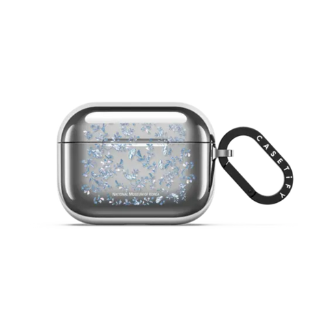 NMK Blue Nacre Earbuds Case - Black Case Edition
