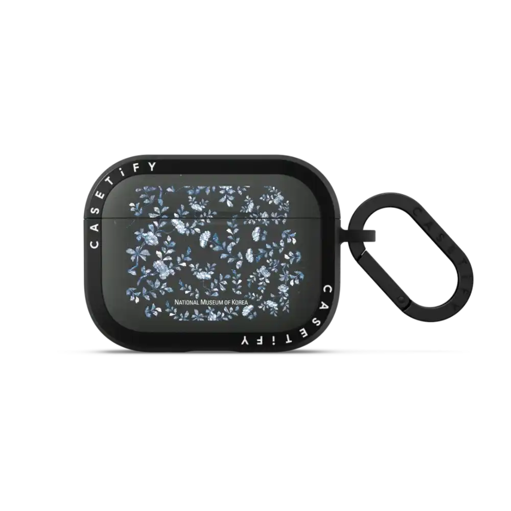 NMK Blue Nacre Earbuds Case - Black Case Edition