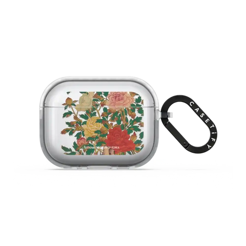 NMK Peonies Earbuds Case - Black Case Edition