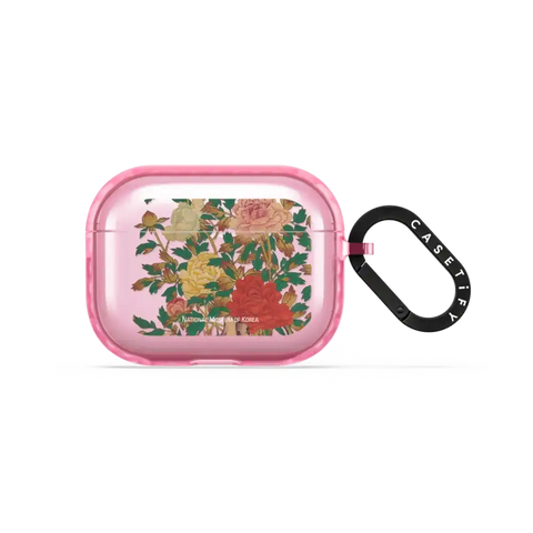 NMK Peonies Earbuds Case - Black Case Edition