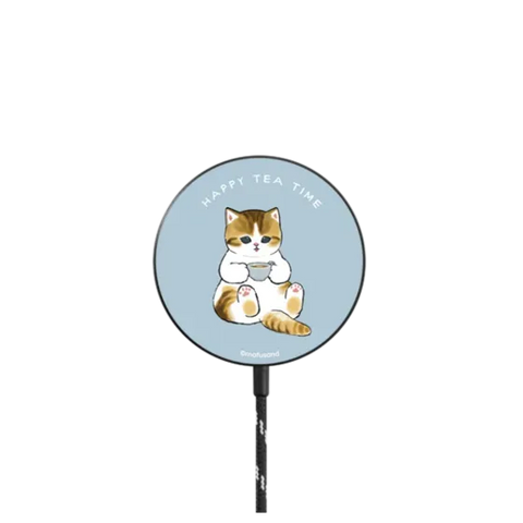 Happy Tea Time PowerThru Magnetic Wireless Charger
