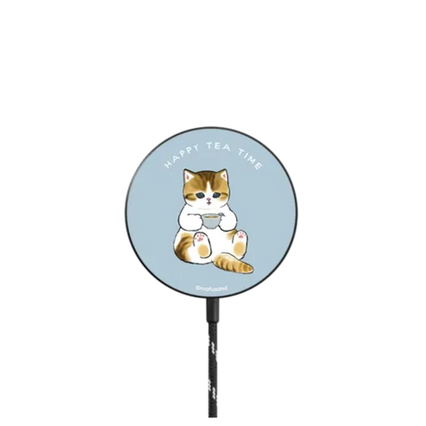 Happy Tea Time PowerThru Magnetic Wireless Charger
