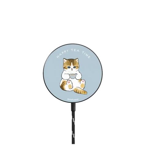 Happy Tea Time PowerThru Magnetic Wireless Charger